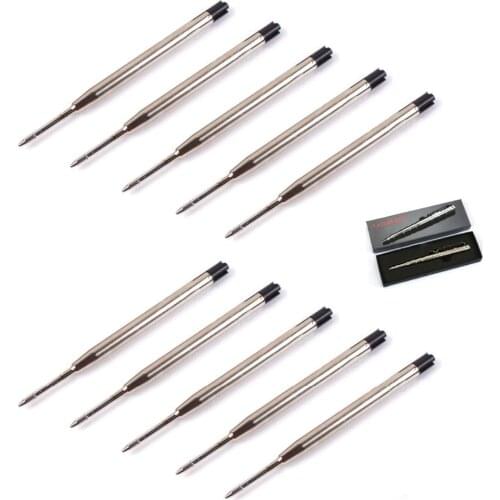 Lot 10pcs Replacement Ballpoint Pen Refills for LAIX B2 B7 B008 B009 Aviation Aluminum Tactical Self-Defence Pen