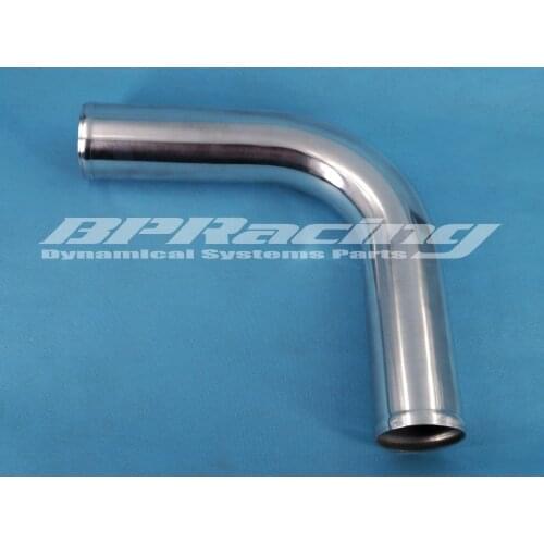 2.5" Inch /63mm/90 degree Universal Polished DIY aluminum pipe /Thickness 2mm/intercooler pipe / air intake pipe/ Can be welded
