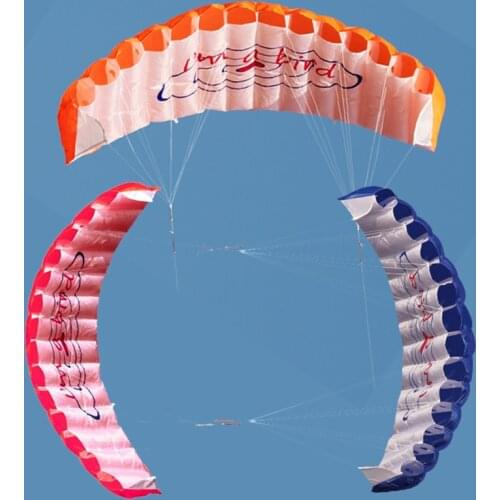 New High Quality 55-Inch Dual Line Parafoil Kite With Flying Tools Power Braid Sailing Kitesurf Sports Beach