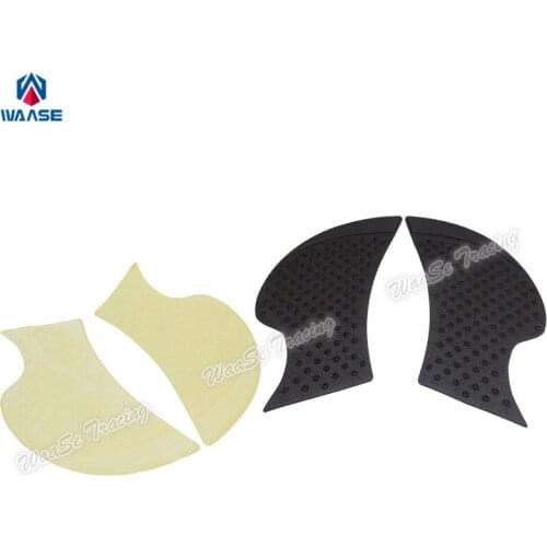 Waase Motorcycle Tank Pad Protector Sticker Decal Gas Knee Grip Tank Traction Side For Kawasaki ZX-14R ZX14R 2006 2007-2011