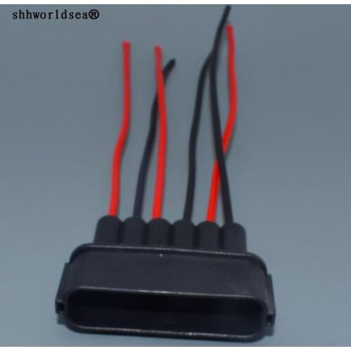 Worldgolden 6 Pin male of 7283-1968-30 Car restrictor plug Auto electronic throttle valve connector for Toyata,Mitsu