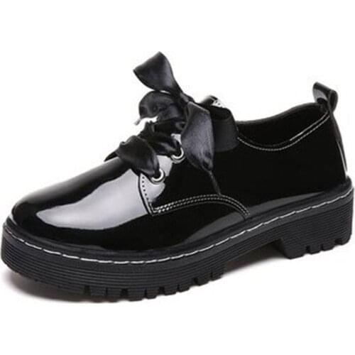 25 Shoes for Women Shoes Woman Leather Ladies Shoes Female Flats Spring Autumn Lace Up Casual Shoes Plus Size Zapatos Mujer