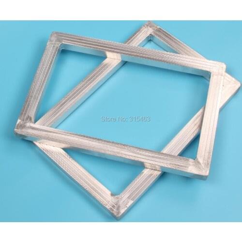 2 Pcs 20x30CM (Inner 15.6x25.6CM) Screen Printing Aluminum Frame DIY Screen Frame Blank Frame Hand Tool P