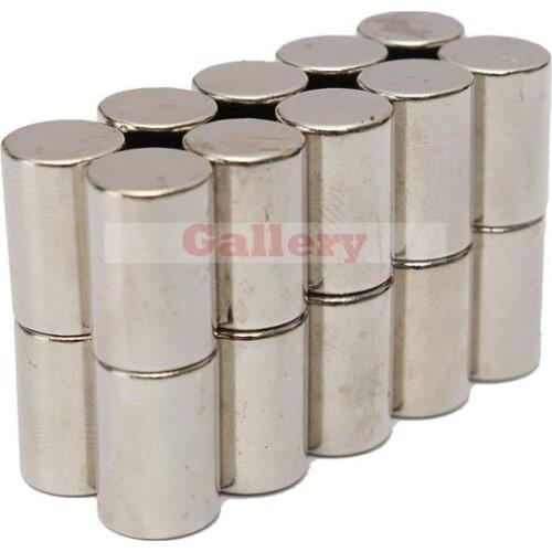 20pcs N50 Super Strong Round Cylinder Rare Earth Neodymium 10mm x 15mm