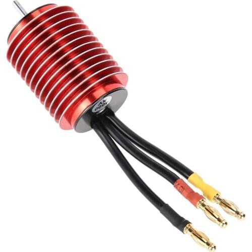 3650 4000KV 4 Pole Brushless Motor for 1/10 RC Car RC Boat RC Track RC Accessories