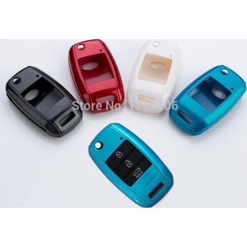 4 colors choice Car ABS key protective cover key case bag decoration for KIA K3 K3S/ 2014 K5 Folding and Intelligent edition