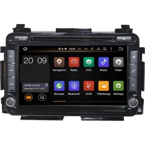 Android 9.0 Car GPS Navigation BT 4GB Octa Core 8'' LCD Car Radio CD DVD Multimedia Player Stereo For Honda Vezel/HR-V 2013-2019