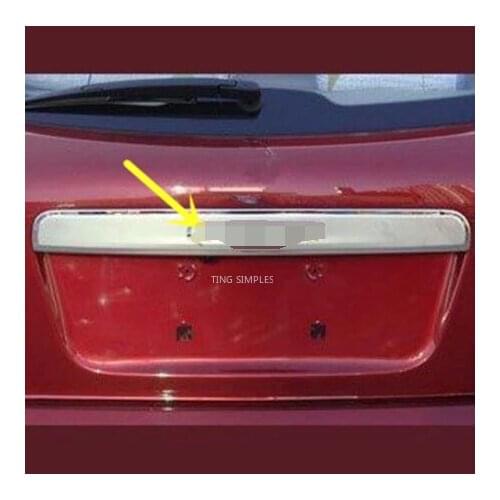 Car styling FOR NISSAN QASHQAI J10 2008 2009 2010 2011 2012 2013 STAINLESS STEEL TAILGATE BOOT REAR DOOR GRAB HANDLE TRIM COVER
