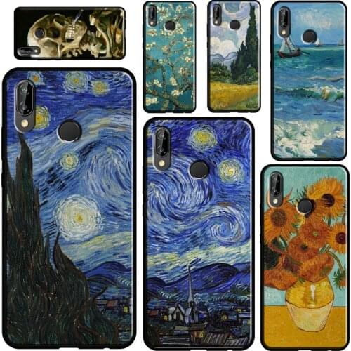 Van Gogh Art Oil Painting For Huawei Nova 5T Mate 20 Lite P Smart 2019 2021 Case For Huawei P30 P40 Lite P10 P20 Pro