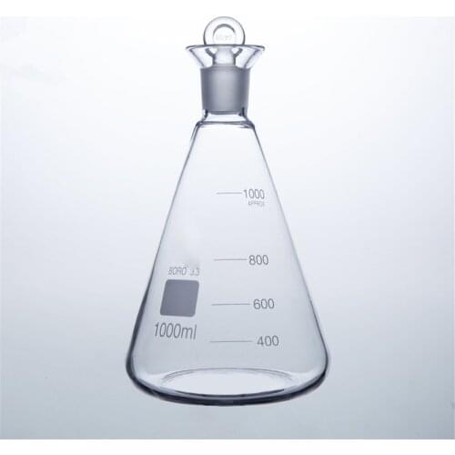 1000ml Iodin Determination Flask Grinding Mouth Conical flask For Chemistry Laboratory