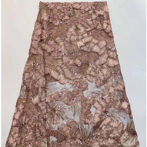 The latest high quality jacquard African party lace fabric, African sequin lace fabric, French tulle lace fabric ZX40931