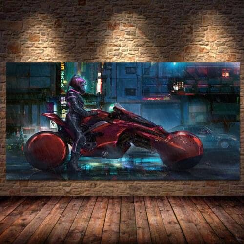 Cuadros Future Steam City Sport Car Posters and Prints Wall Art Game Canvas Paintings for Gamer Room Boys Room Bedroom Decor