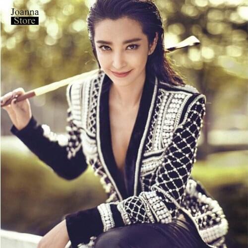 Rivet embroidered jacket women cashmere geomesi coats and jackets women streetwear knitted vintage elegant outwear fall cardigan