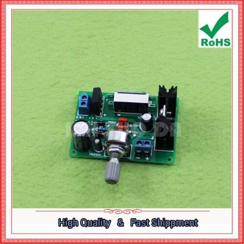 LM317 power supply board regulator 317 adjustable power supply 2A with digital voltage display (H6B5)