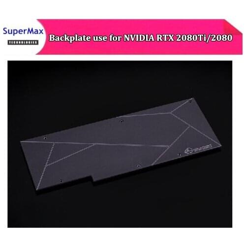 Metal Backplate use for NVIDIA RTX 2080Ti/2080 Founders Edition Block/Only Compatible RTX2080TI/2080 3mm Thickness