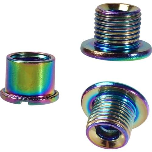 MTB Folding Bike Crankset Screws Bike Chain Wheel Screws Bolt Cycling Parts Portable Waterproof Cycling Elements