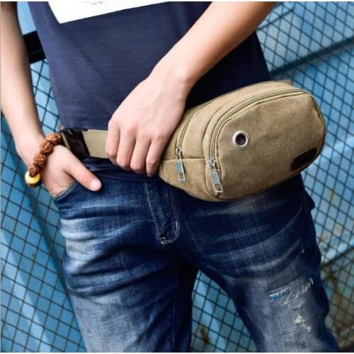 Men Women Running Belt Bum Waist Pouch Hip Fanny Travel Pack Zip Sports Bag