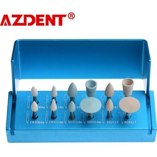 Dental Zirconia Polishing Kit for Low Speed Contra Angle Diamond Polishing Set