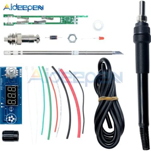 Temperature Controller Module DIY Kits STC LED Display Soldering Iron Weather Station Digital Thermostat for HAKKO T12 Handle