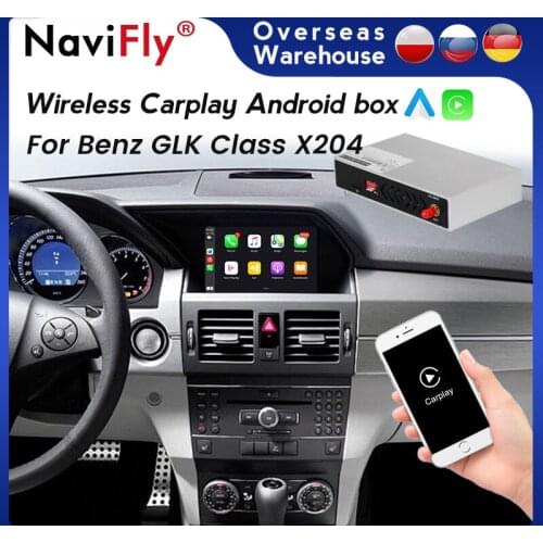 NaviFly Wireless Carplay For Mercedes Benz GLK Class X204 Two-door Coupe Android Multimedia Interface Box Android Auto Carplay