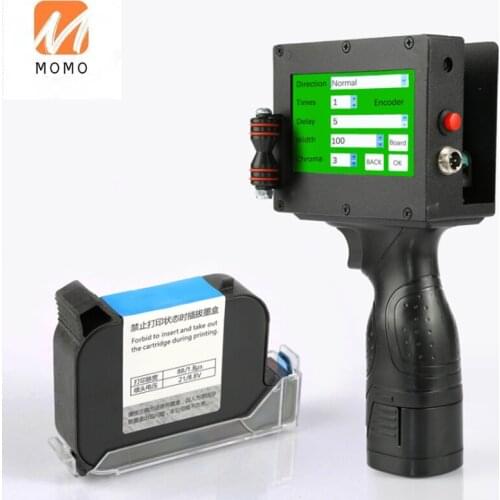 25.4mm Height Variable Data Portable Various Surfaces Handheld Expiry Date Inkjet Printer