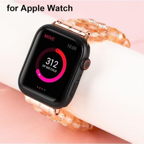 Band for Apple Watch Bracelet Jewelry 38mm 40mm 42mm 44mm for Women Girl Strap for iWatch SE Series 6/5/4/3/2/1 Wristband Bling