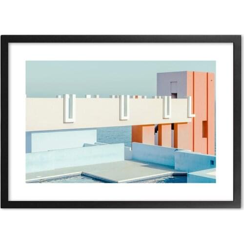 Pink Royal Hawaiian Hotel Photography Wall Art Print Paper Painting Nordic Posters And Prints Wall Pictures For Living RoomDecor