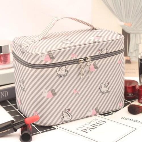 Portable Women Makeup Bag Travel Waterproof Large Capacity Toiletries Organizer Storage Cosmetic Cases Zipper Wash Beauty Pouch