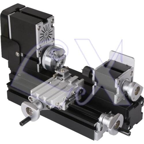 Zhouyu TZ20002M 12000RPM 60W Big Power Mini Metal Lathe Machine