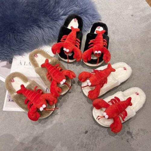 Winter warm slippers womens lovely home slippers Unisex mens home floor cotton shoes womens 36-41 plush slippers