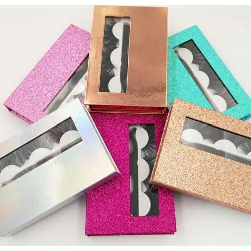 1box 3pcs 5D mink lashes with Twitter 100% hand made eyelashes high quality soft real mink hair curely free eye makeup
