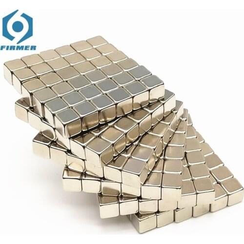 10~1000PCS/LOT N35 Rectangular Magnet 5x5x5 4*4*4 3x3x3 10x10x10 3mm 4mm 5mm 10mm