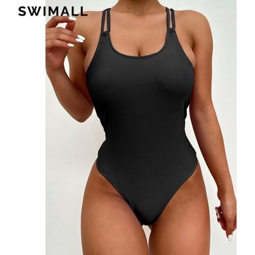2021 Sexy Backless One Piece Swimsuit Women Swimwear Push Up Monokini Brazilian Thong Bathing Suit Swimming Suit Bodysuit