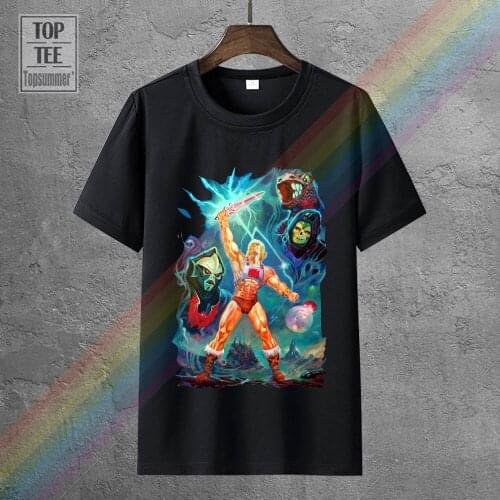 Masters Of The Universe T Shirt He Man Dragon Blasater Skeletor Hordak Motu Moc Discount Hot New Top Free Shipping Funny 100% C