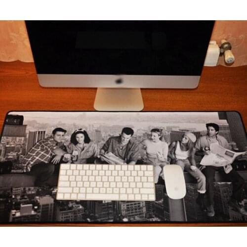 TV Series Friends Characters Poster Printing Extra Large Mouse Pad Mousepad Gaming Padmouse Home Decor Mouse Mat Collection Gift
