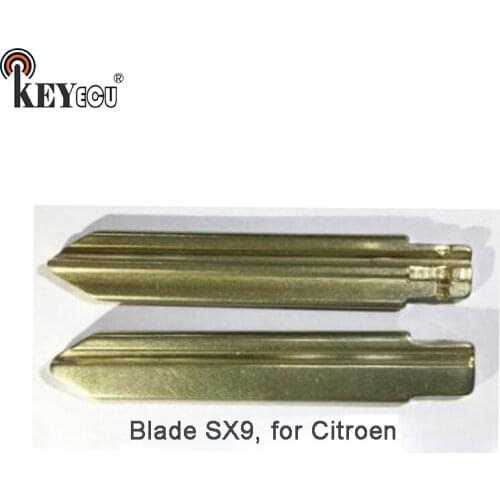 KEYECU 25x KEYDIY Universal Remotes Flip Key Blade SX9 , for Citroen Elysee