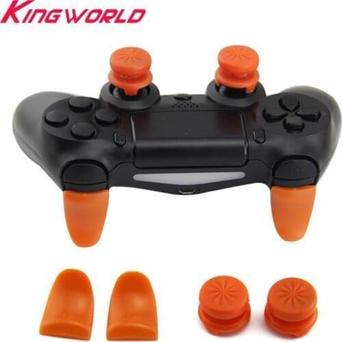 L2 R2 Buttons Trigger Extenders Gamepad Pad joystick analog Caps Kit for PS4 Controller Accessory Silicone Buttons Extender