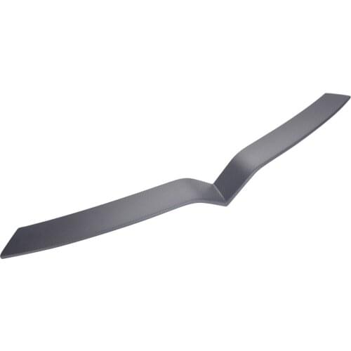 For Tesla Model X 2016up Matte Carbon Fiber Front Grille Grills Cover Trim Decoration Strip Sticker Car Accessories