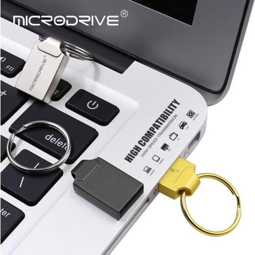 Mini Metal USB Flash Drive 8G 16GB 32GB 64GB 128G 256GB Real capacity Pen Drive USB Memory Stick U disk