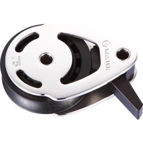 Marine Boat Yacht Sailboat Dinghy 75mm 2 15/16 Inch Stainless Steel Drop Foot Jammer Block Small Boat Block Master SSC-7515F