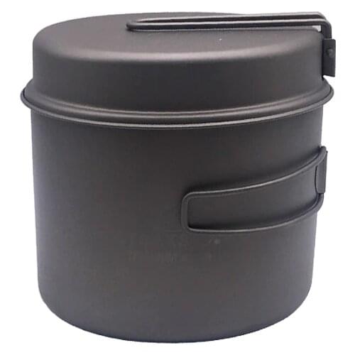 TOAKS 1600ml Cookware Set Ultralight Titanium Pot Frying Pan Outdoor Camping Titanium Bowl Titanium Cup Picnic