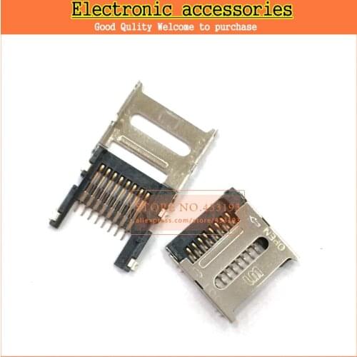 Free shipping New 50pcs 8pin TF (Micro SD) card slot connectors, size 13.5*13.5mm, fit for phone, tablet, Vehicle Navigation