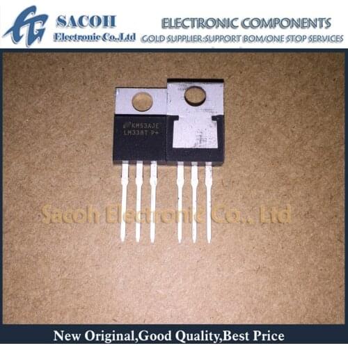 Free Shipping 10Pcs LM338T LM338 LM337T LM337D2T LM337 TO-220 5A Adjustable Voltage Regulator