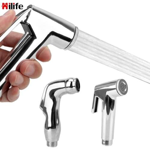 ABS Handheld Hand Bidet Faucet For Bathroom Hand Sprayer Shower Head Self-Cleaning Bath Accessories Portable Bidet Sprayer