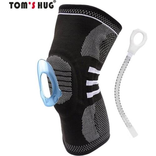 1 Pcs Silicone Meniscus Support Spring Knee Pads Knee Support Patella Arthritis Basketball Tactics Sports Protector