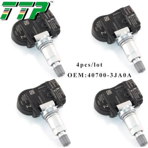 TTP 4PCS 40700-3JA0A TPMS Car Tire Pressure Sensor Monitoring Valve System 407003JA0A For Nissan Infiniti 407003JA0B 433MHZ