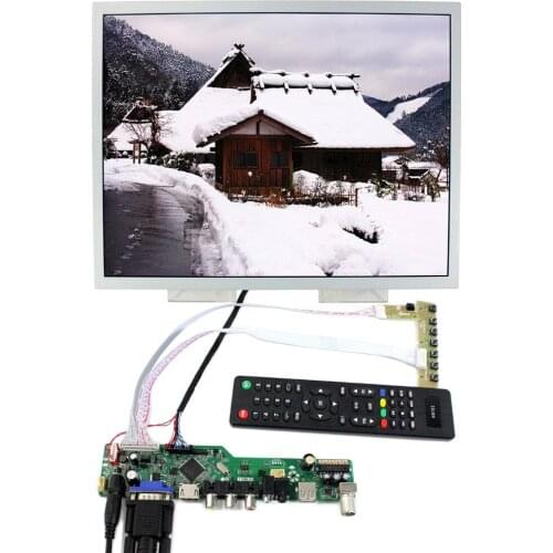 TV+HD MI+VGA+CVBS+USB+RF LCD Controller Board With 15inch 1024x768 LQ150X1LW94 LCD Screen