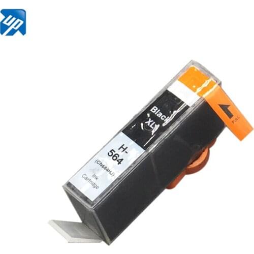 UP 6pk Black ink cartridge For Photosmart 6510 6512 6515 6525 7520 D7560 C6350 C6380 C6383 B8500 B8550 B8553 with Chip