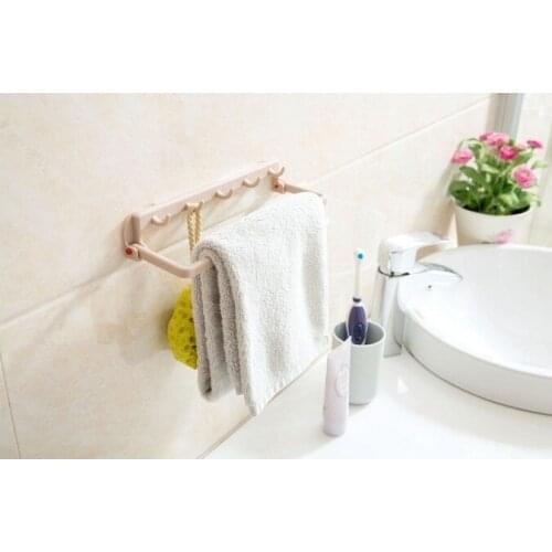 1PC Hanging Garbage Bag Organizer Portable Kitchen Trash Bag Holder Incognito Cabinets Cloth Rack Towel Storage Racks OK 0549