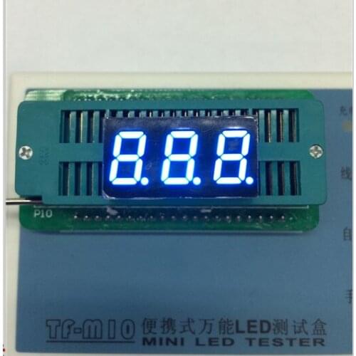 0.4inch 3digits blue 7 segment led display 4301AB/4301BB